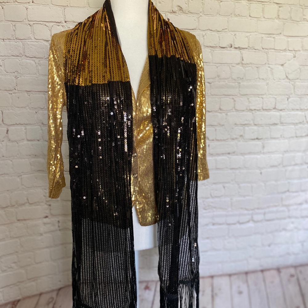 Mardi Gras Sequence Scarf
